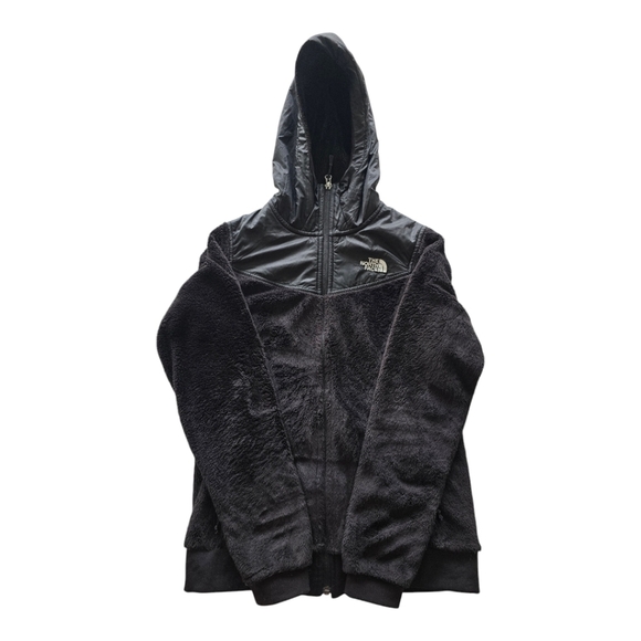 The North Face Jackets & Blazers - The North Face Fleece Hoodie Jacket Women S Black Full Zip Logo Cozy Out…